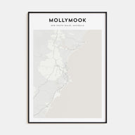 Mollymook Map Portrait Poster