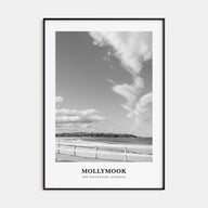 Mollymook Portrait B&W Poster
