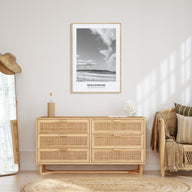 Mollymook Portrait B&W Poster