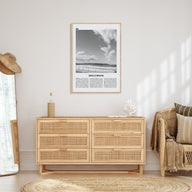 Mollymook Travel B&W Poster