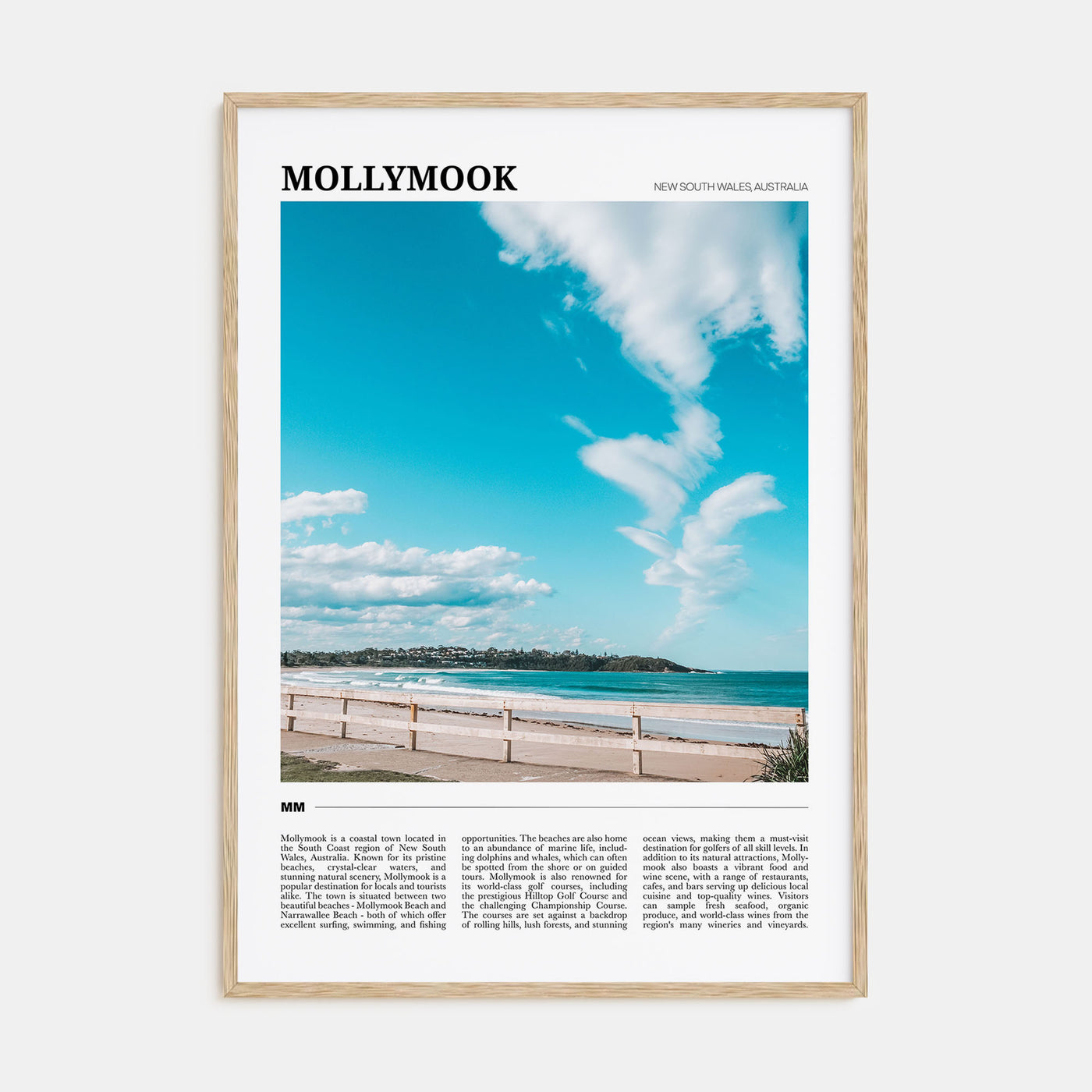 Mollymook Travel Color Poster