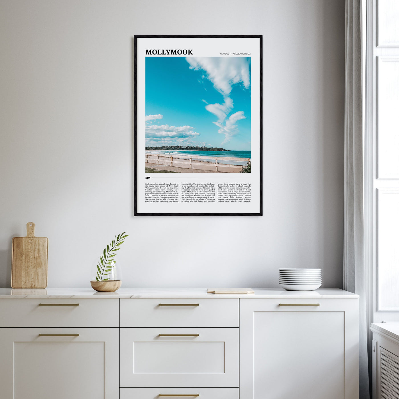 Mollymook Travel Color Poster