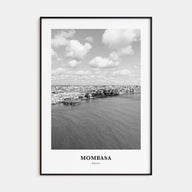 Mombasa Portrait B&W Poster