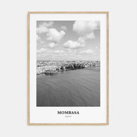 Mombasa Portrait B&W Poster