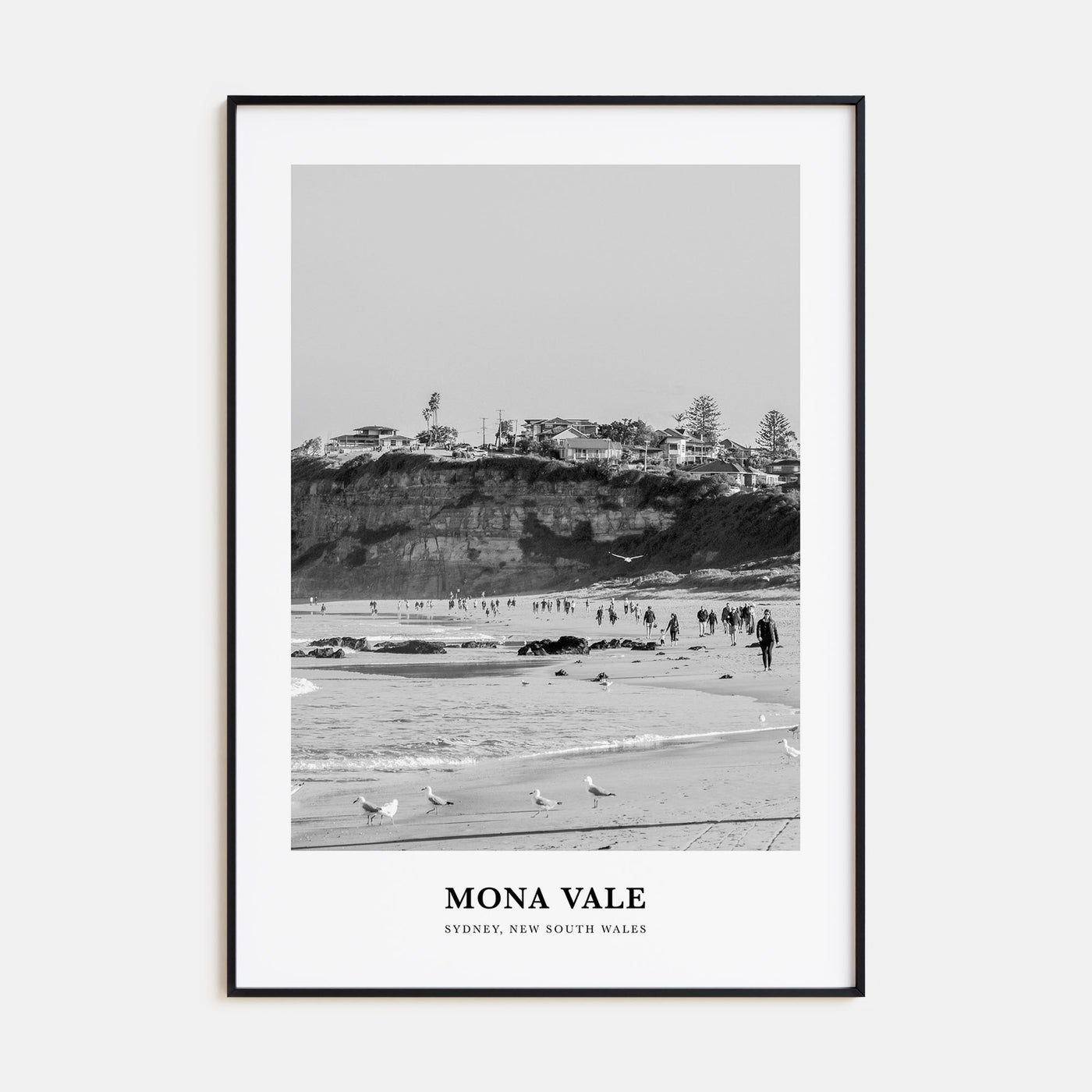 Mona Vale Portrait B&W Poster