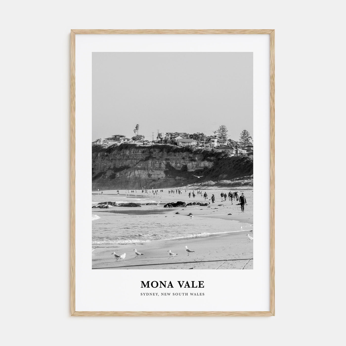 Mona Vale Portrait B&W Poster