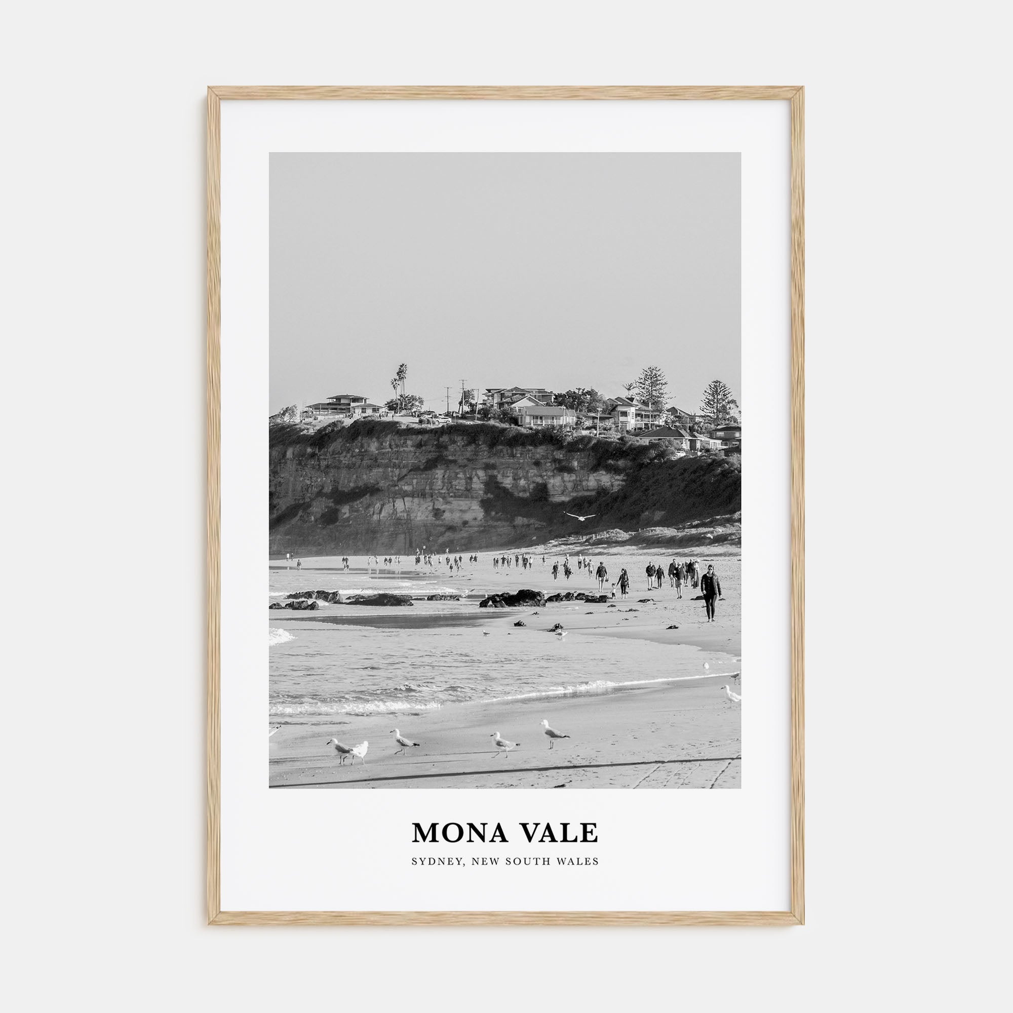 Mona Vale Portrait B&W Poster