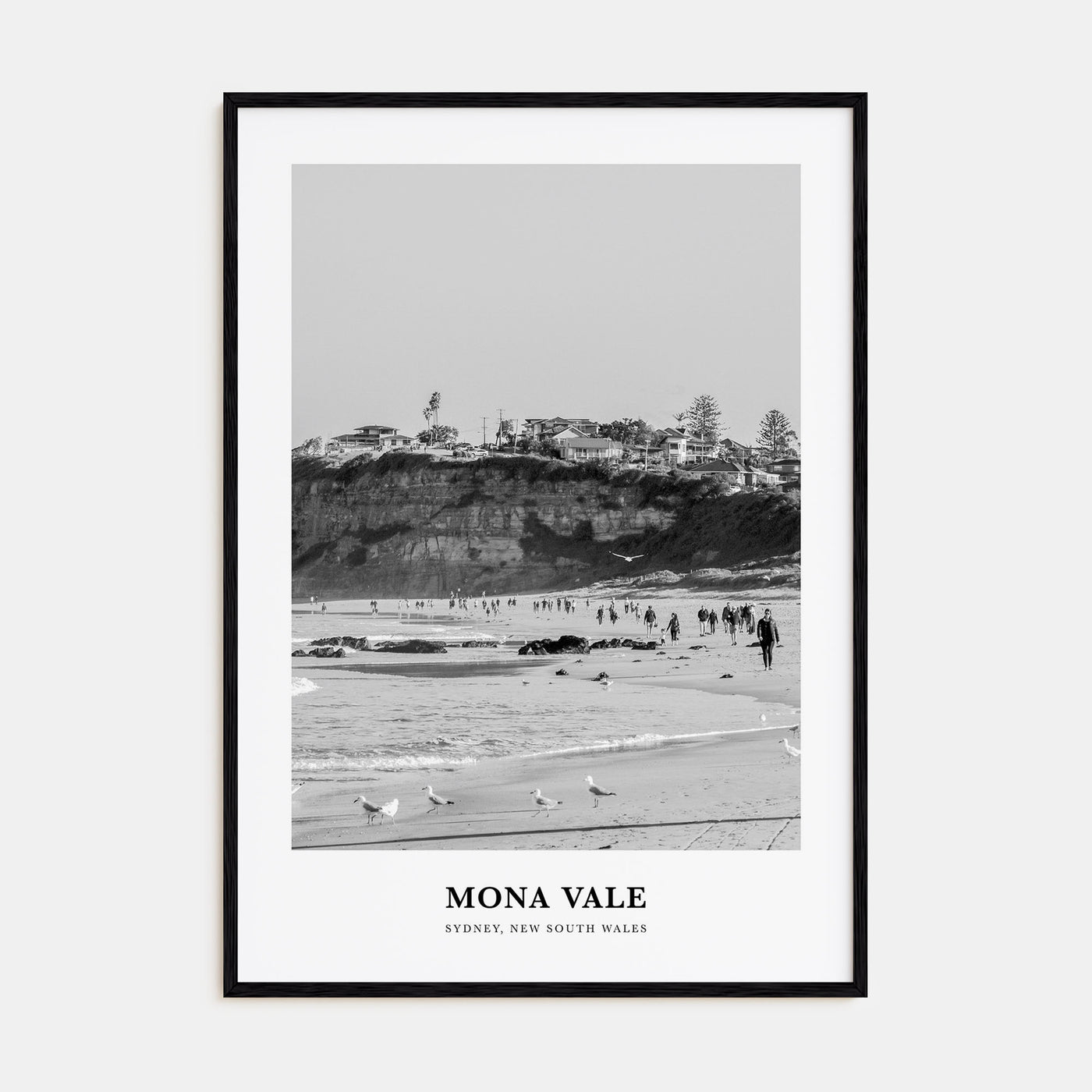 Mona Vale Portrait B&W Poster