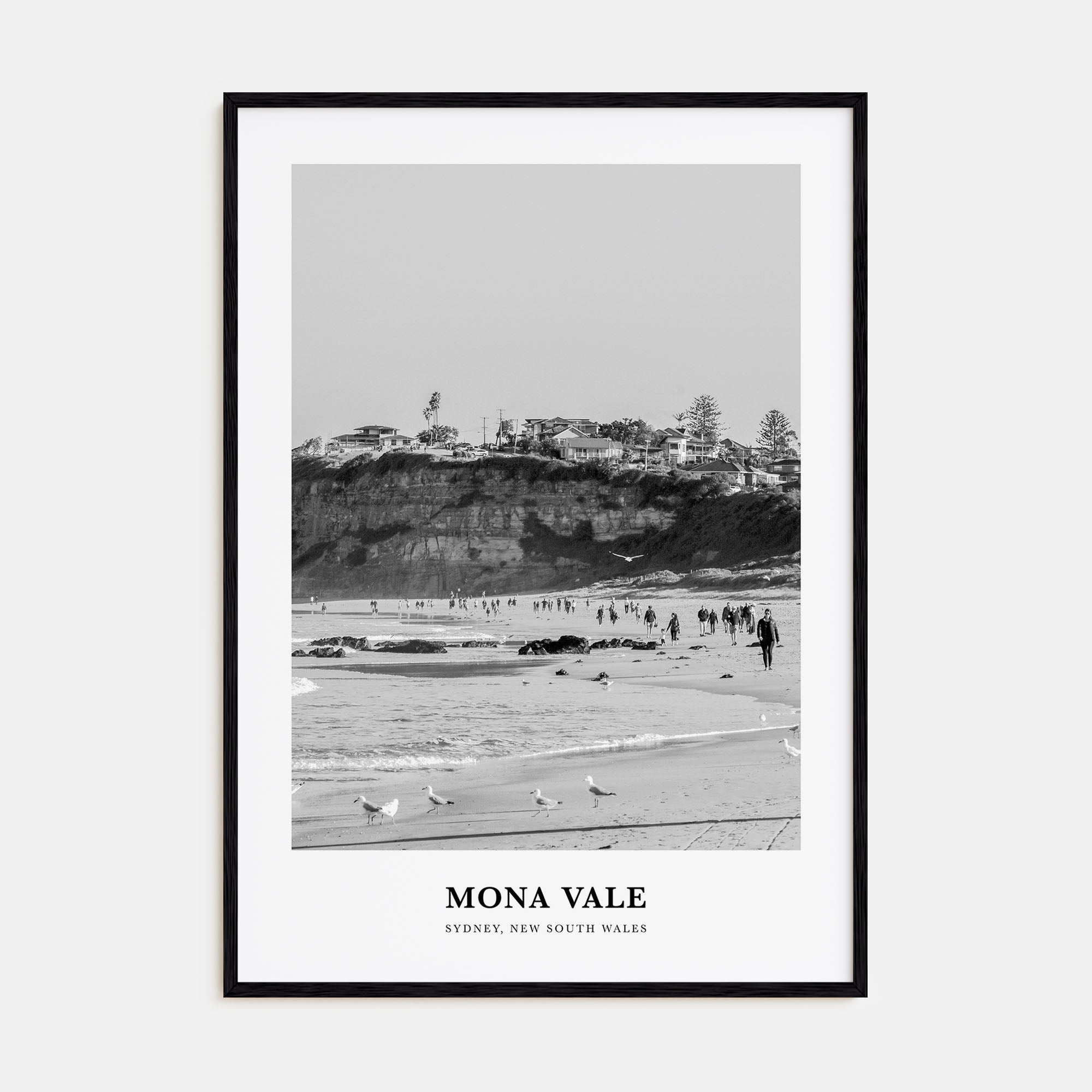 Mona Vale Portrait B&W Poster