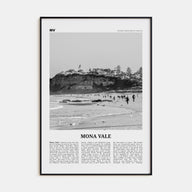 Mona Vale Travel B&W Poster