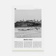 Mona Vale Travel B&W Poster