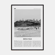 Mona Vale Travel B&W Poster