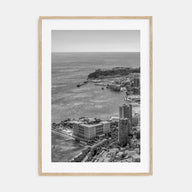 Monaco Photo B&W Poster