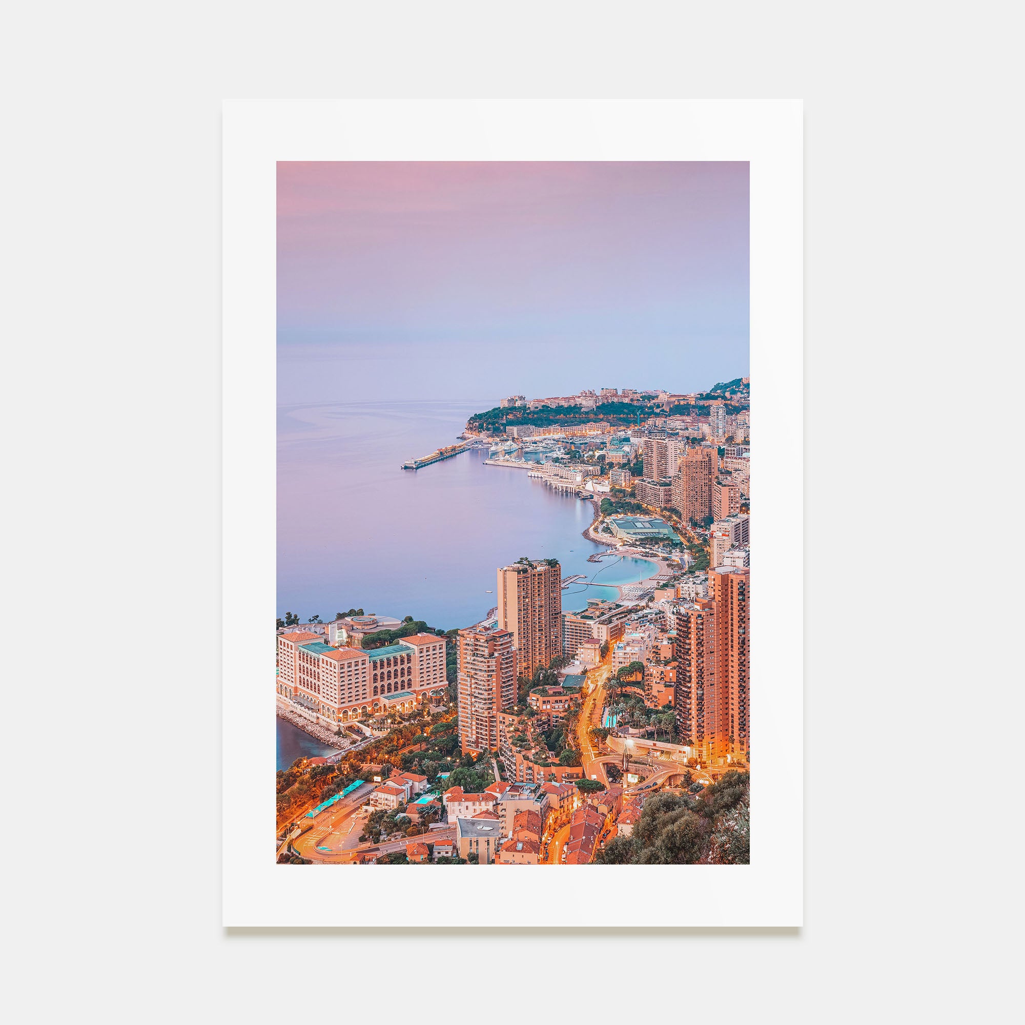 Monaco Photo Color Poster