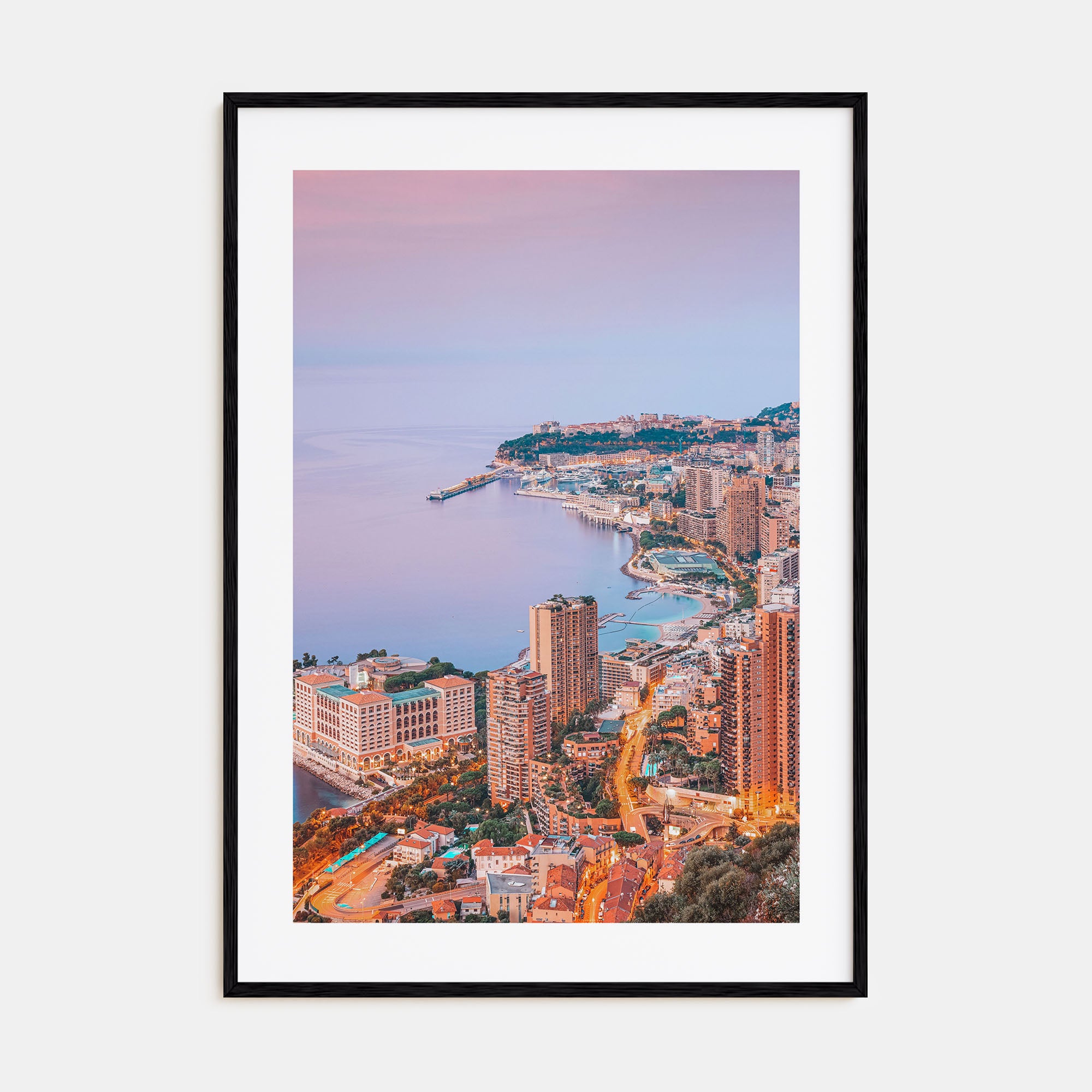 Monaco Photo Color Poster