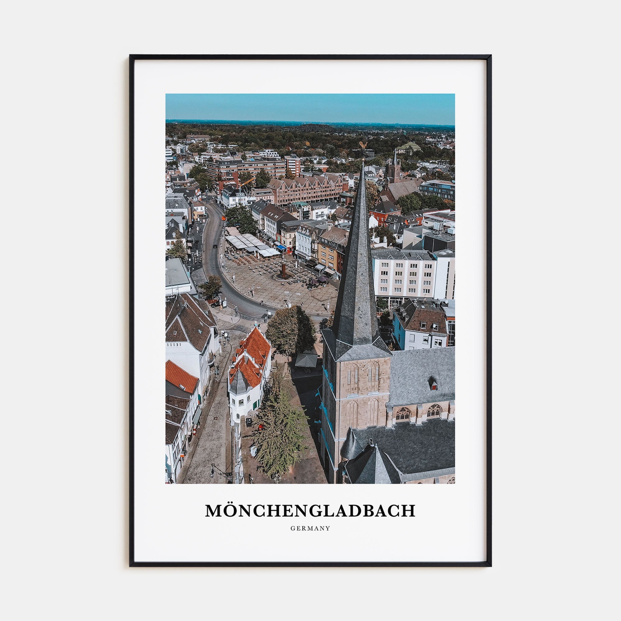 Mönchengladbach Portrait Color Poster