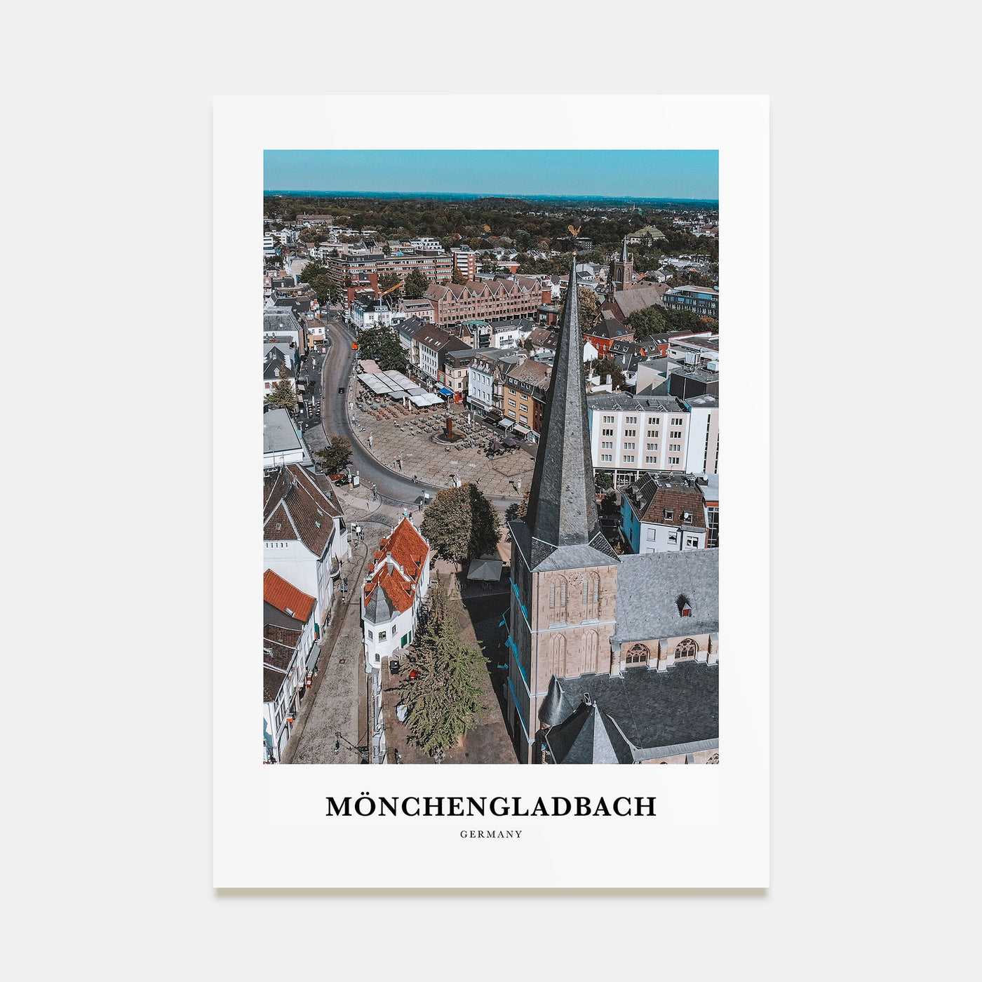 Mönchengladbach Portrait Color Poster