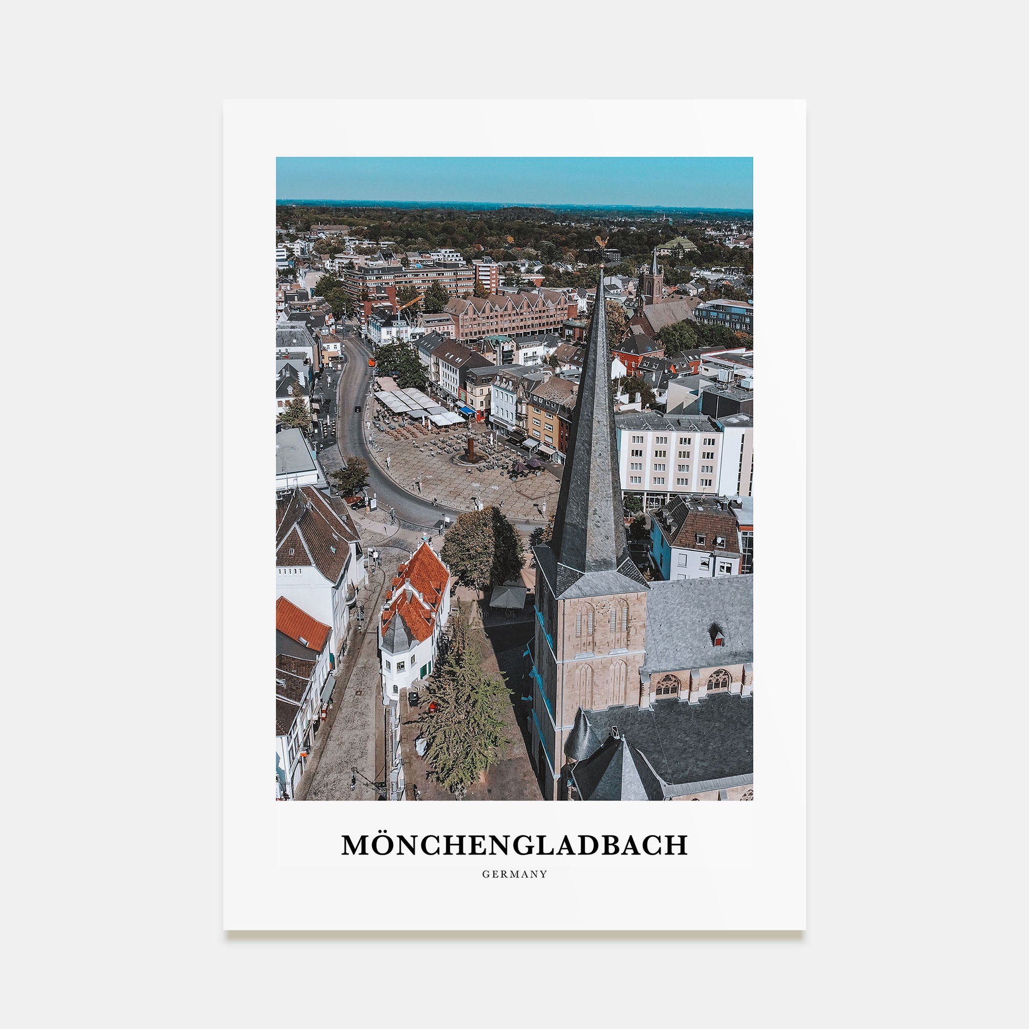 Mönchengladbach Portrait Color Poster