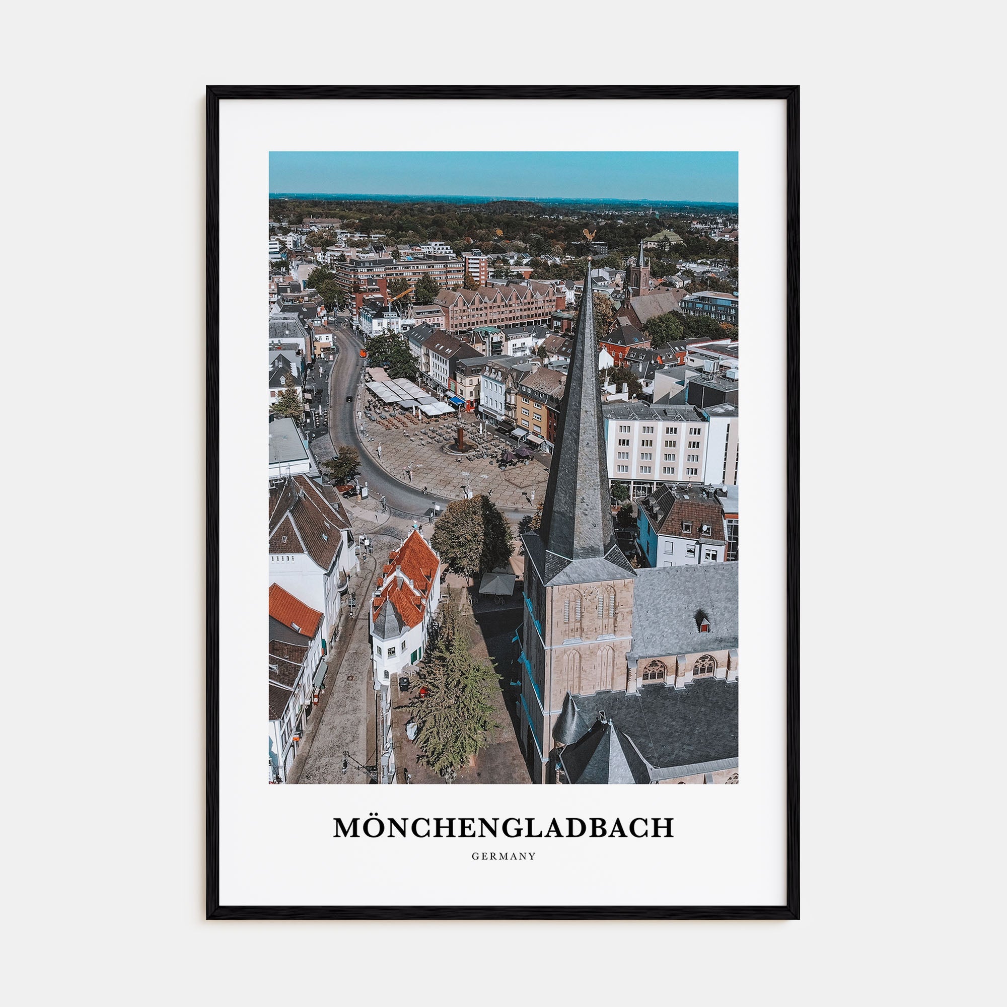 Mönchengladbach Portrait Color Poster