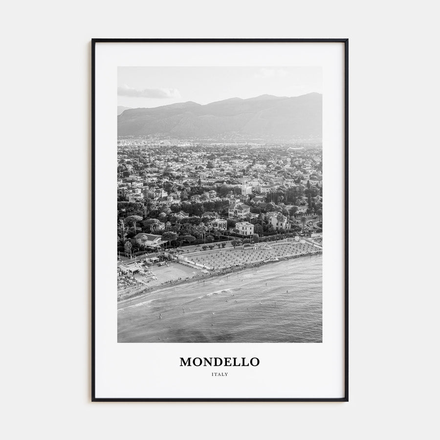 Mondello Portrait B&W Poster