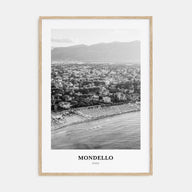 Mondello Portrait B&W Poster