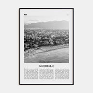 Mondello Travel B&W Poster