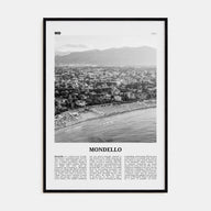 Mondello Travel B&W Poster