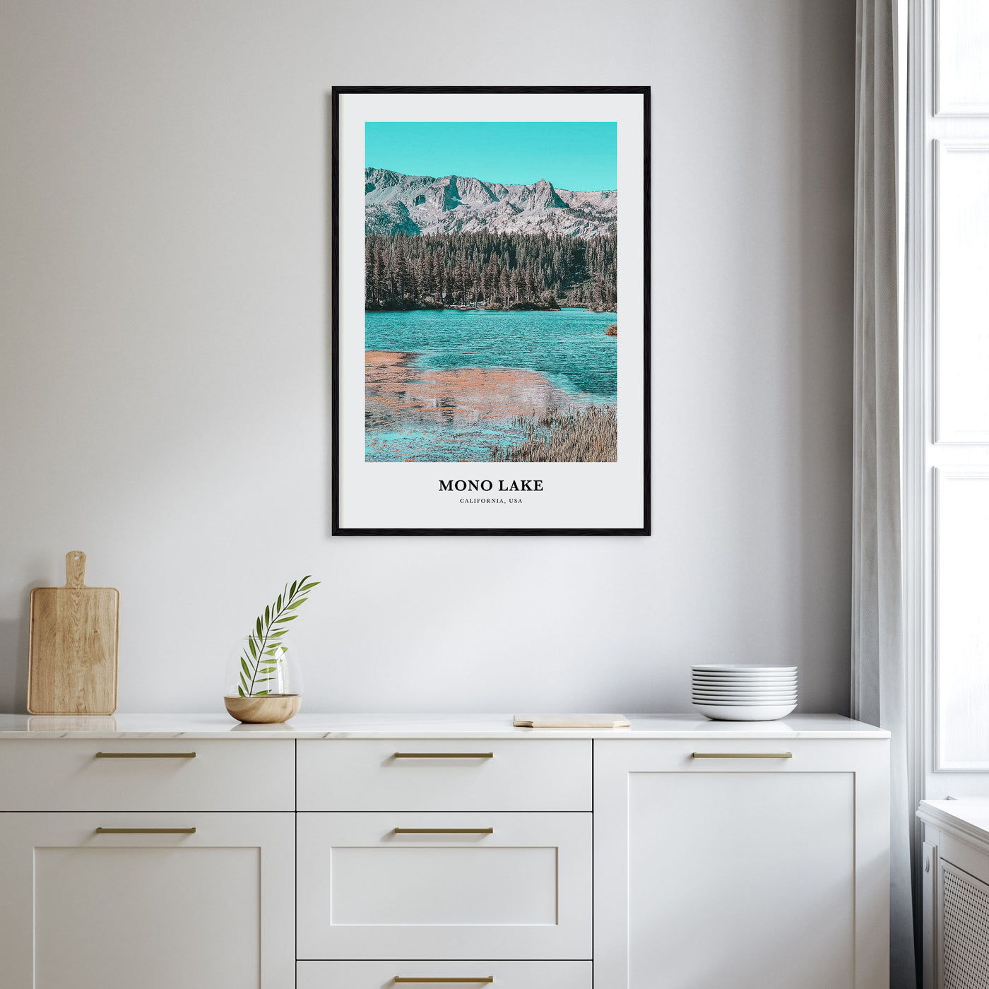 Mono Lake Portrait Color Poster