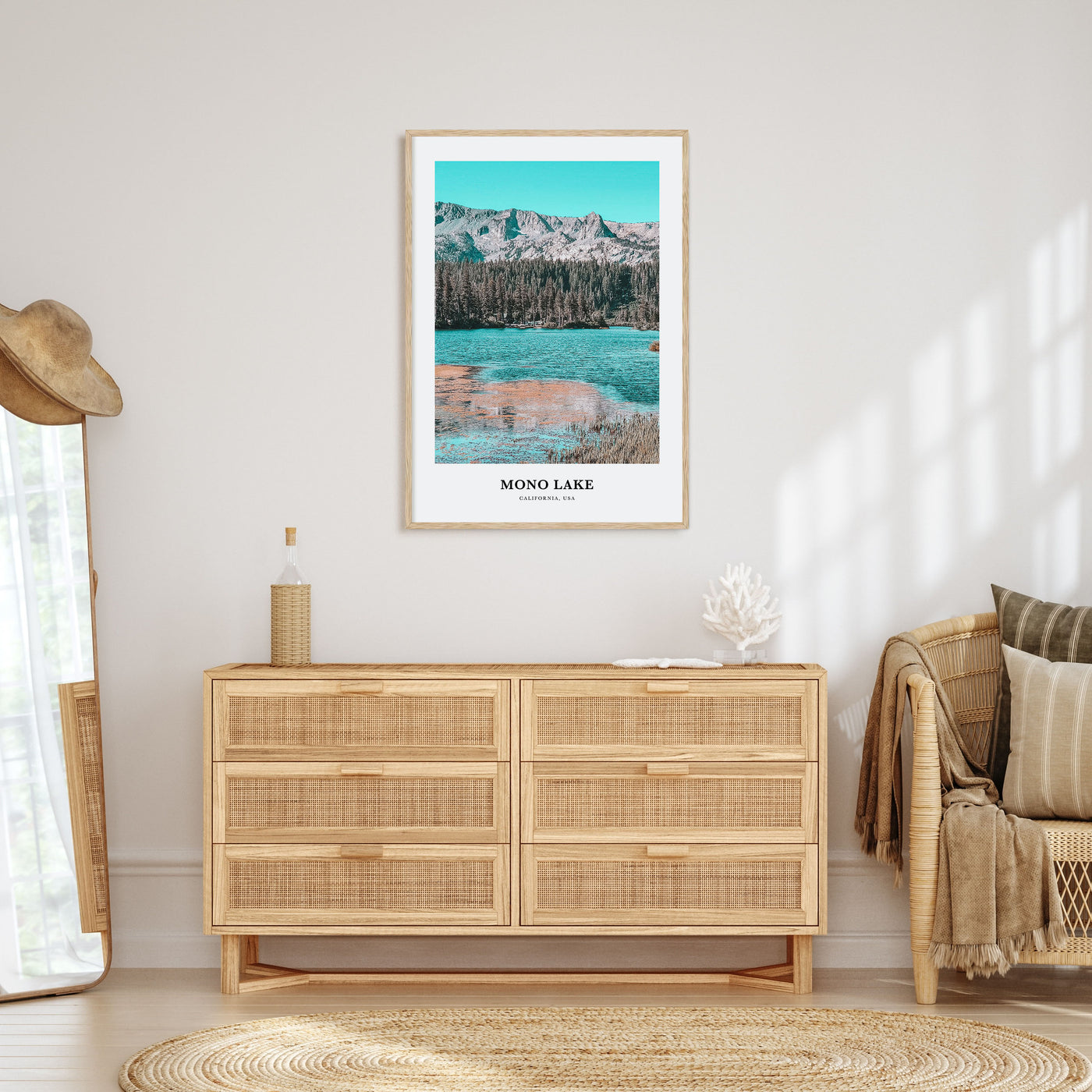 Mono Lake Portrait Color Poster