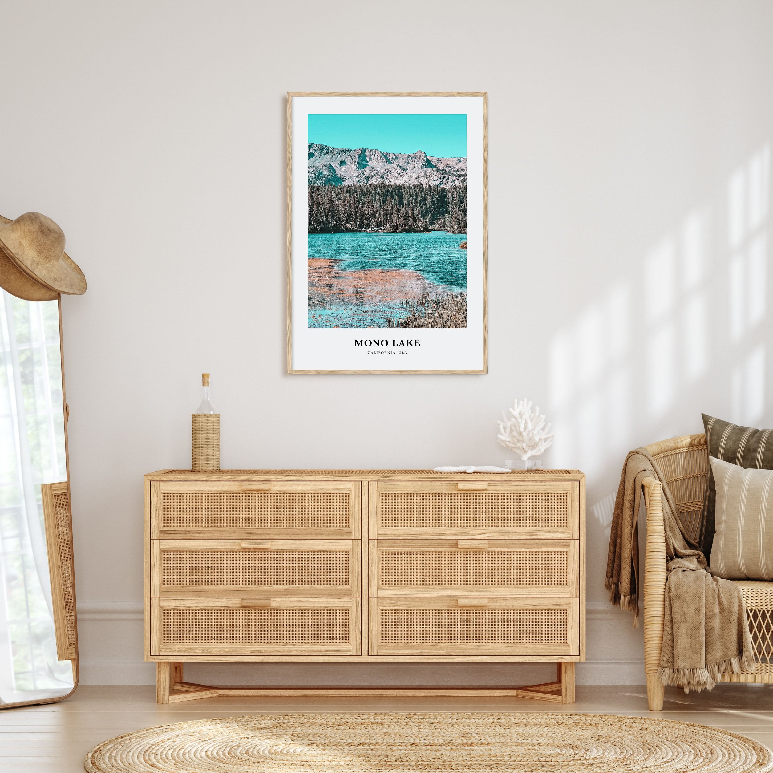 Mono Lake Portrait Color Poster