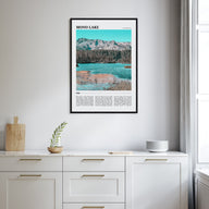 Mono Lake Travel Color Poster