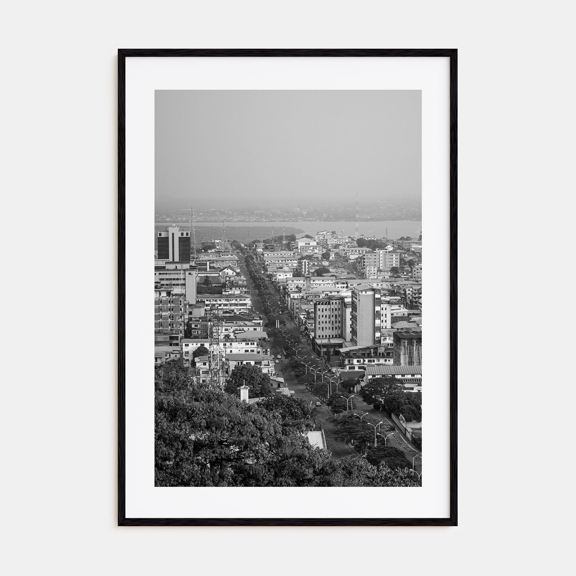 Monrovia Photo B&W Poster