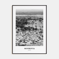 Monrovia Portrait B&W Poster