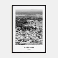 Monrovia Portrait B&W Poster