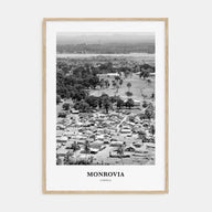 Monrovia Portrait B&W Poster