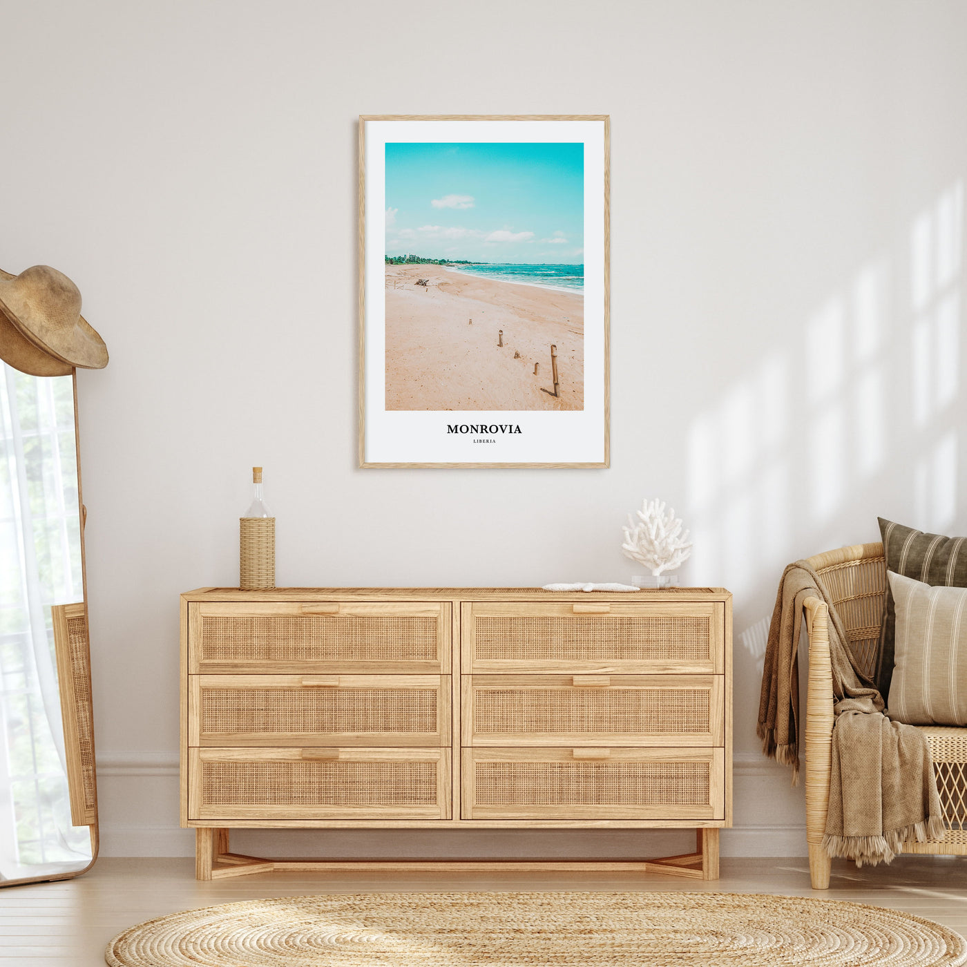 Monrovia Portrait Color No 1 Poster