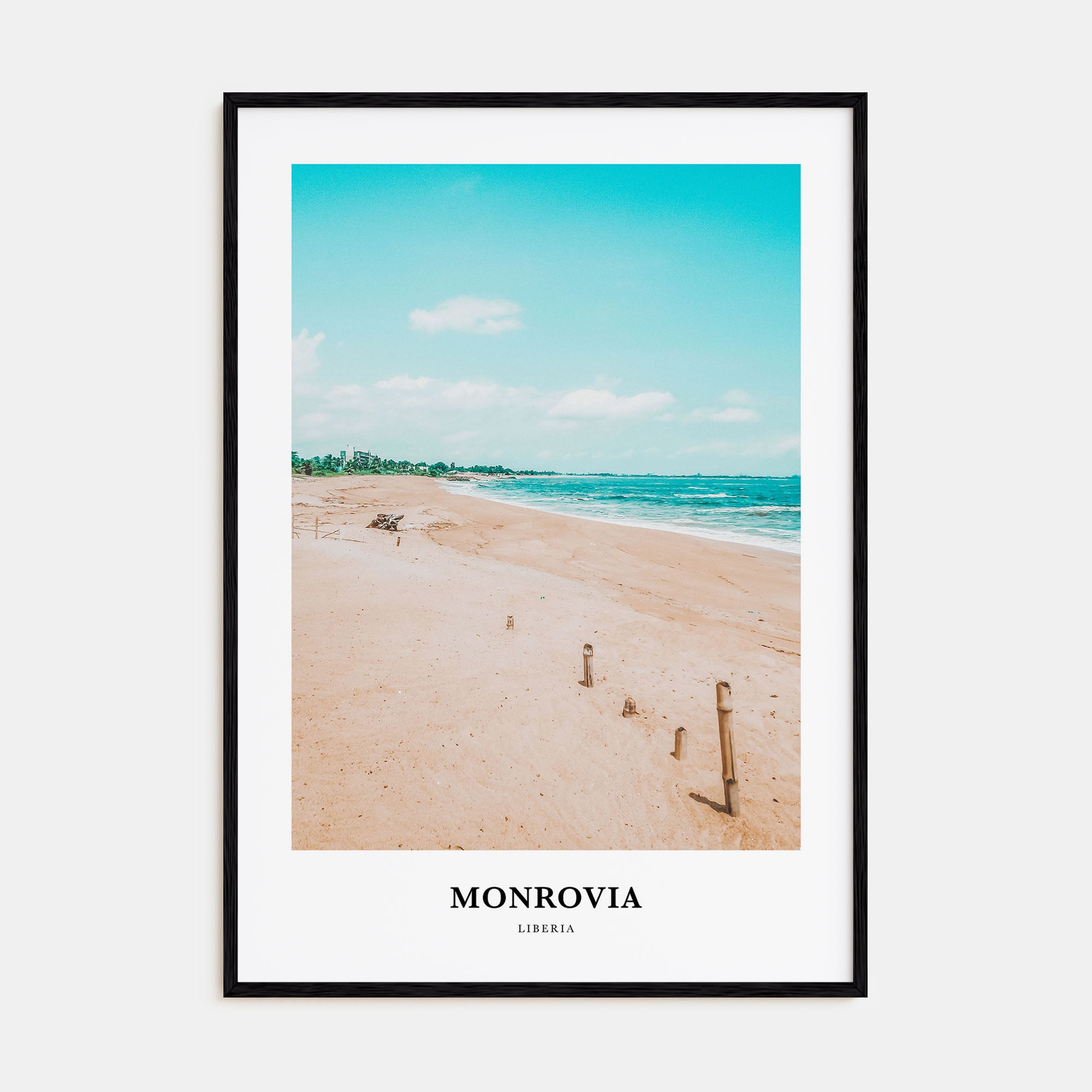 Monrovia Portrait Color No 1 Poster