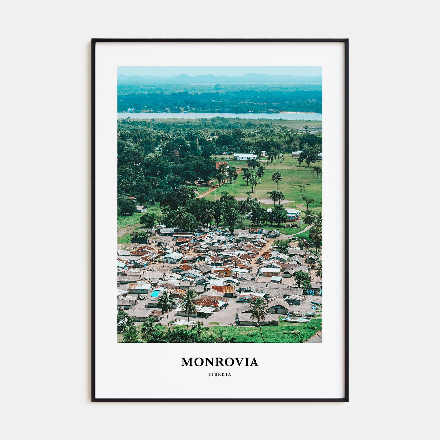 Monrovia Portrait Color No 2 Poster