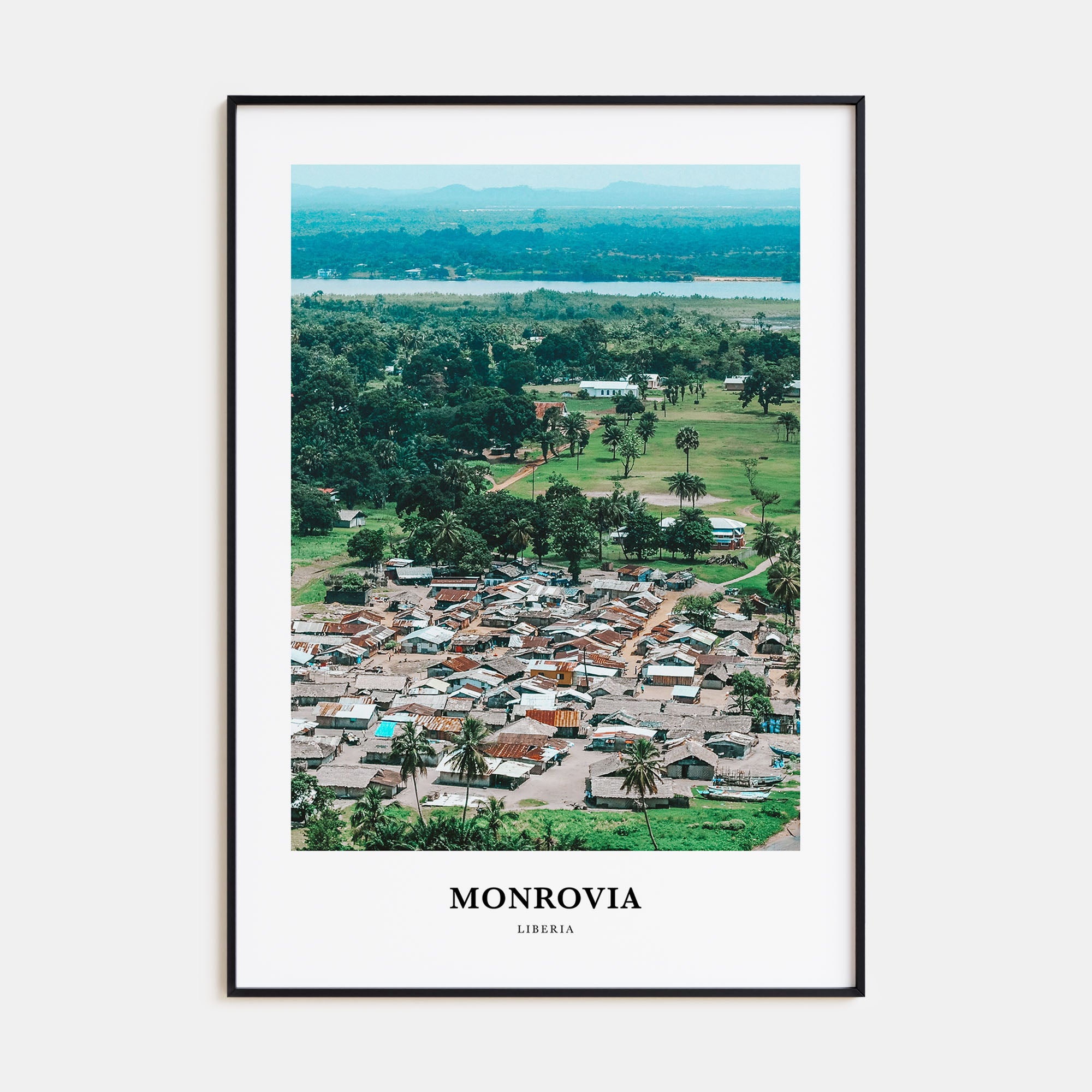 Monrovia Portrait Color No 2 Poster