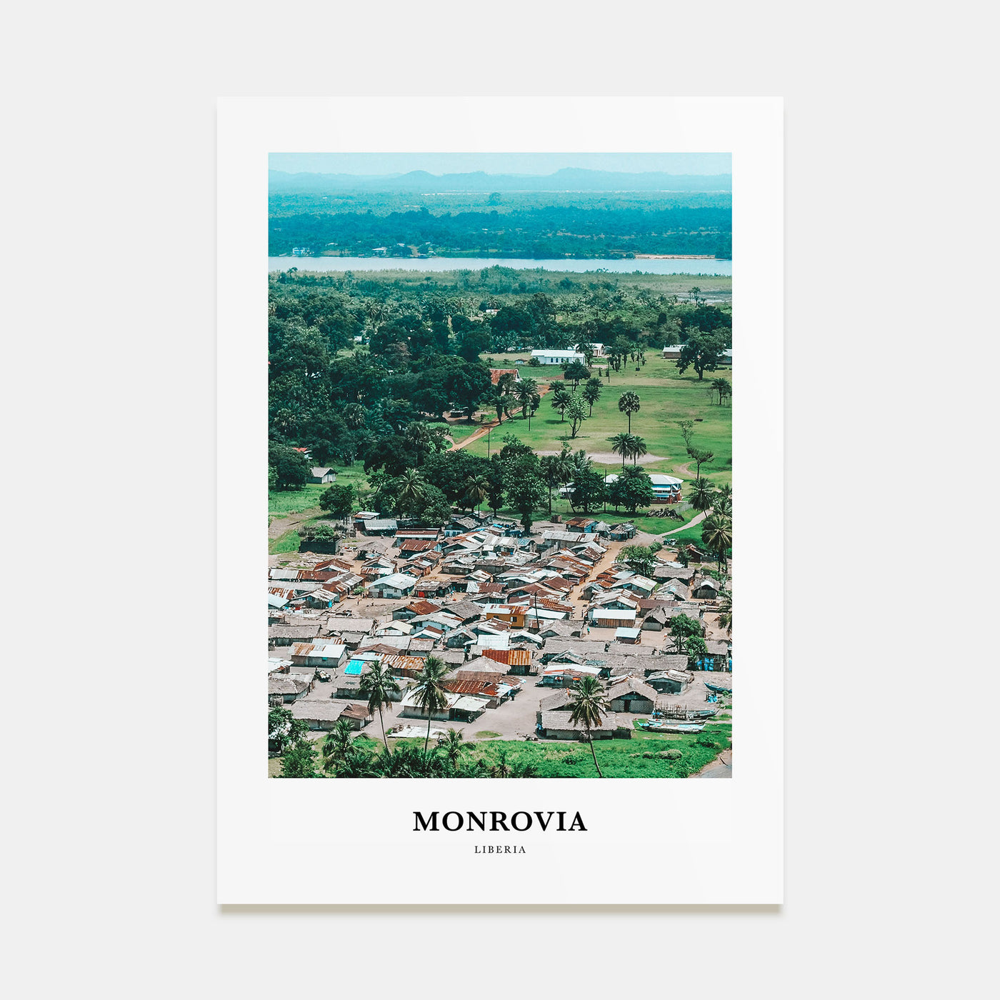 Monrovia Portrait Color No 2 Poster