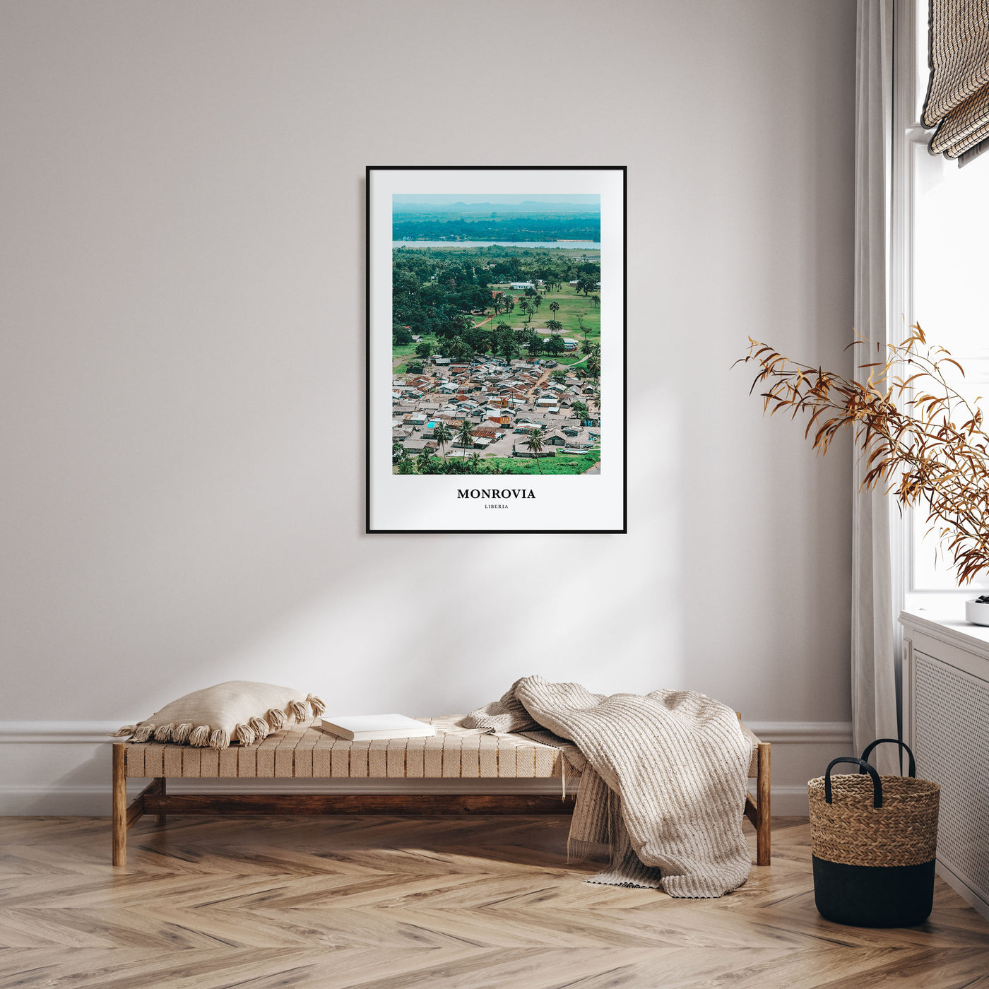 Monrovia Portrait Color No 2 Poster