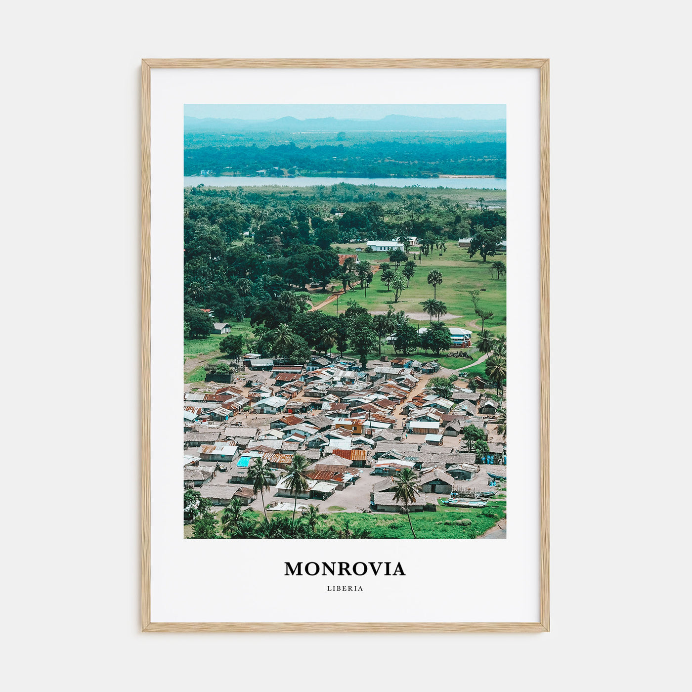 Monrovia Portrait Color No 2 Poster