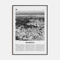 Monrovia Travel B&W Poster