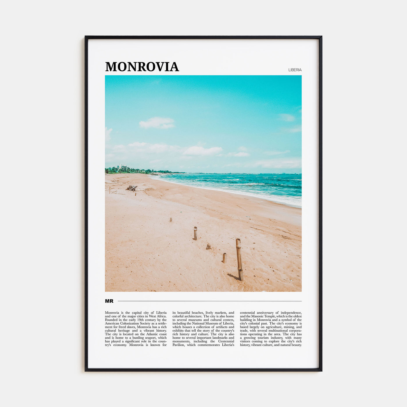 Monrovia Travel Color No 1 Poster