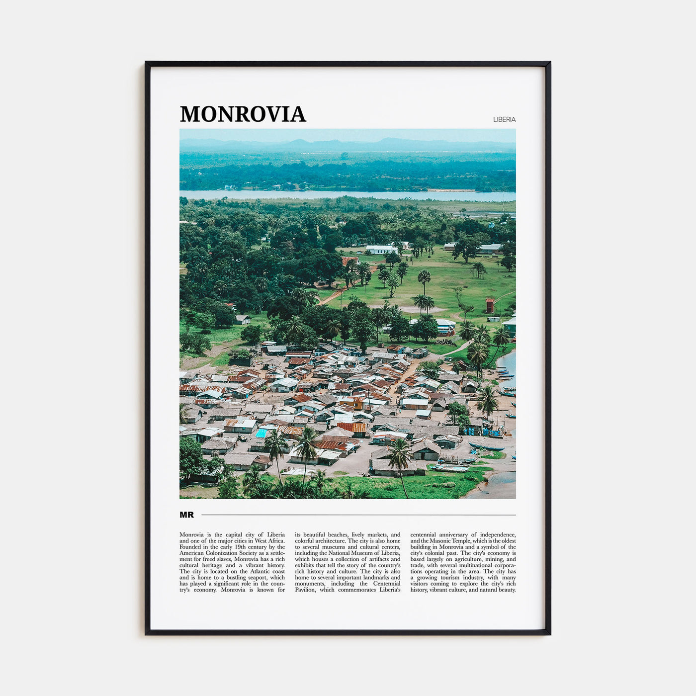 Monrovia Travel Color No 2 Poster