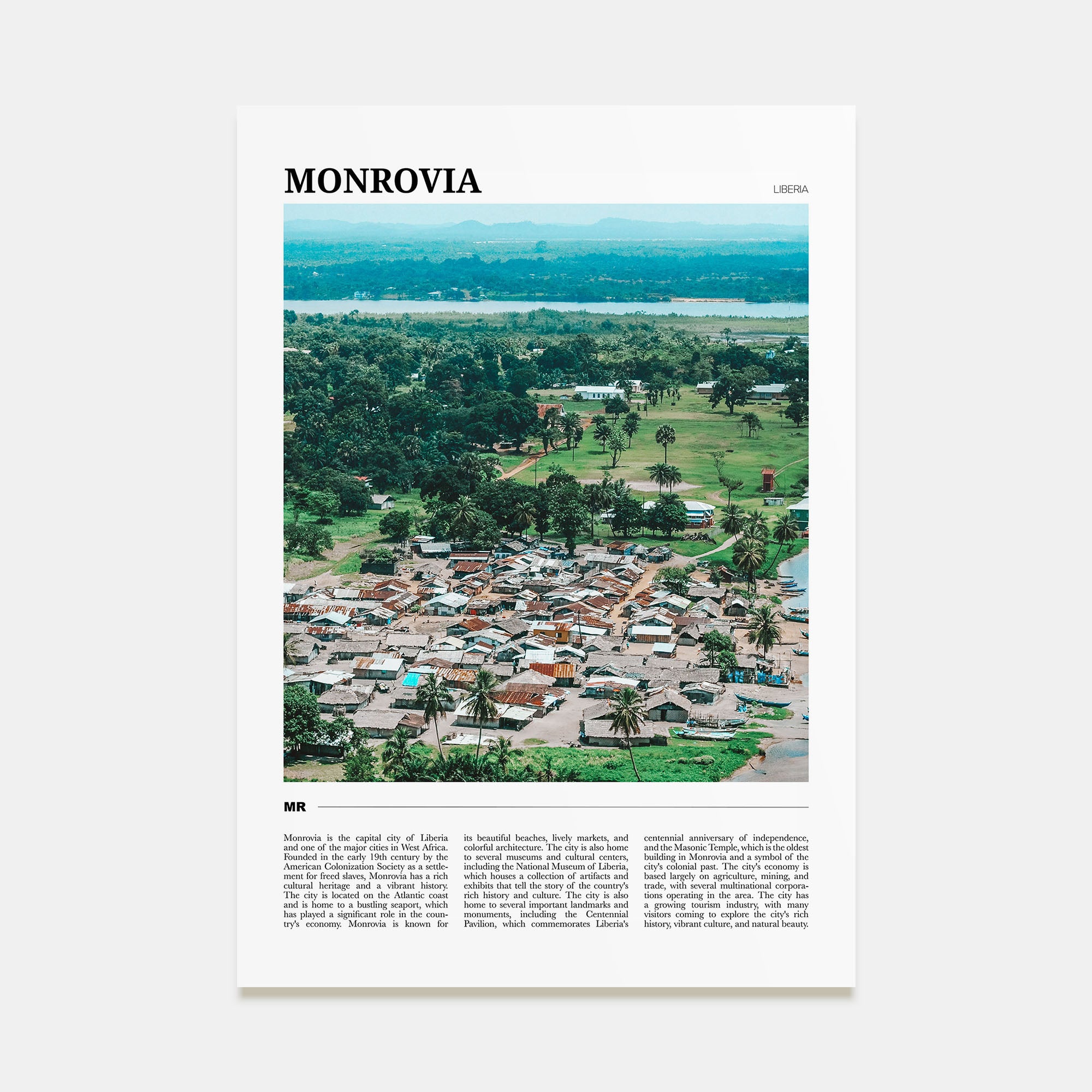 Monrovia Travel Color No 2 Poster