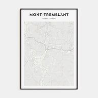 Mont-Tremblant Map Portrait Poster