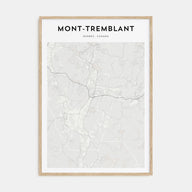 Mont-Tremblant Map Portrait Poster