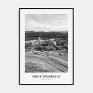 Mont-Tremblant Portrait B&W Poster