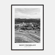 Mont-Tremblant Portrait B&W Poster